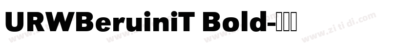 URWBeruiniT Bold字体转换